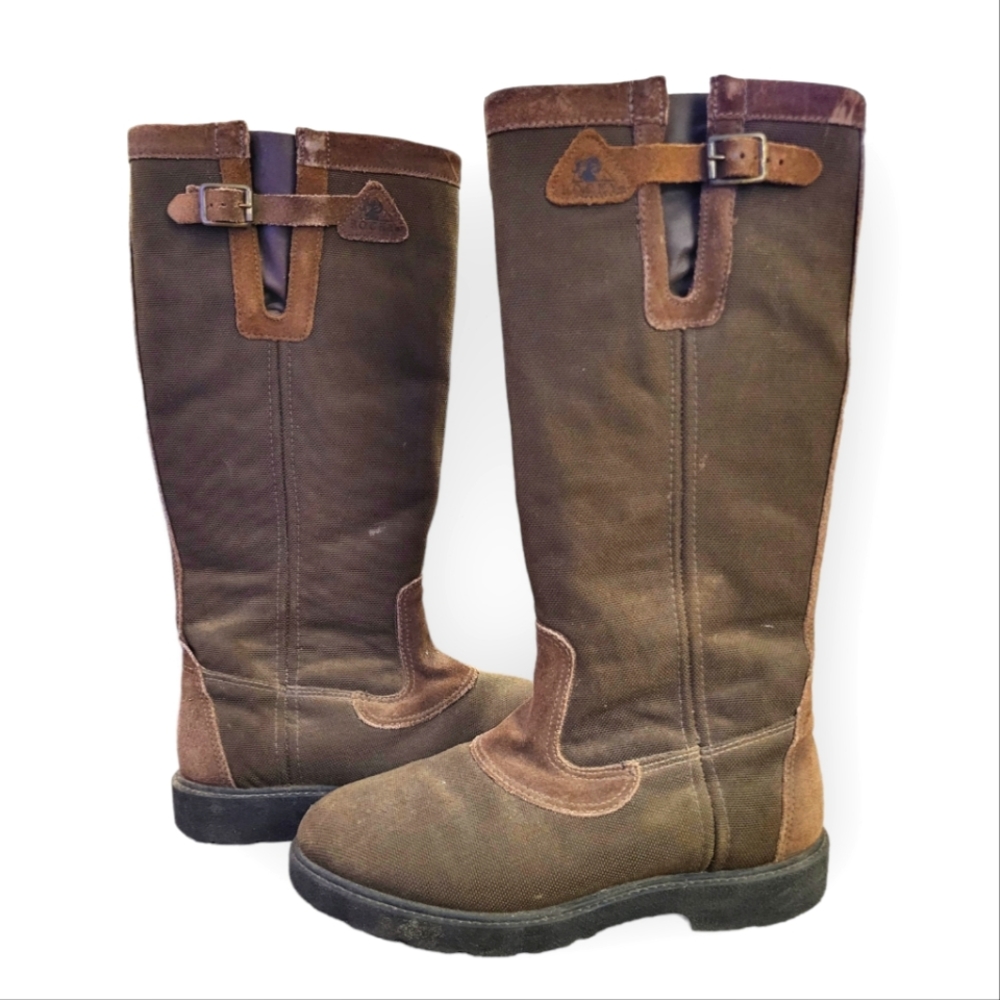 ROCKY Outlaw Side Zipper Snake Boots  Size 8
